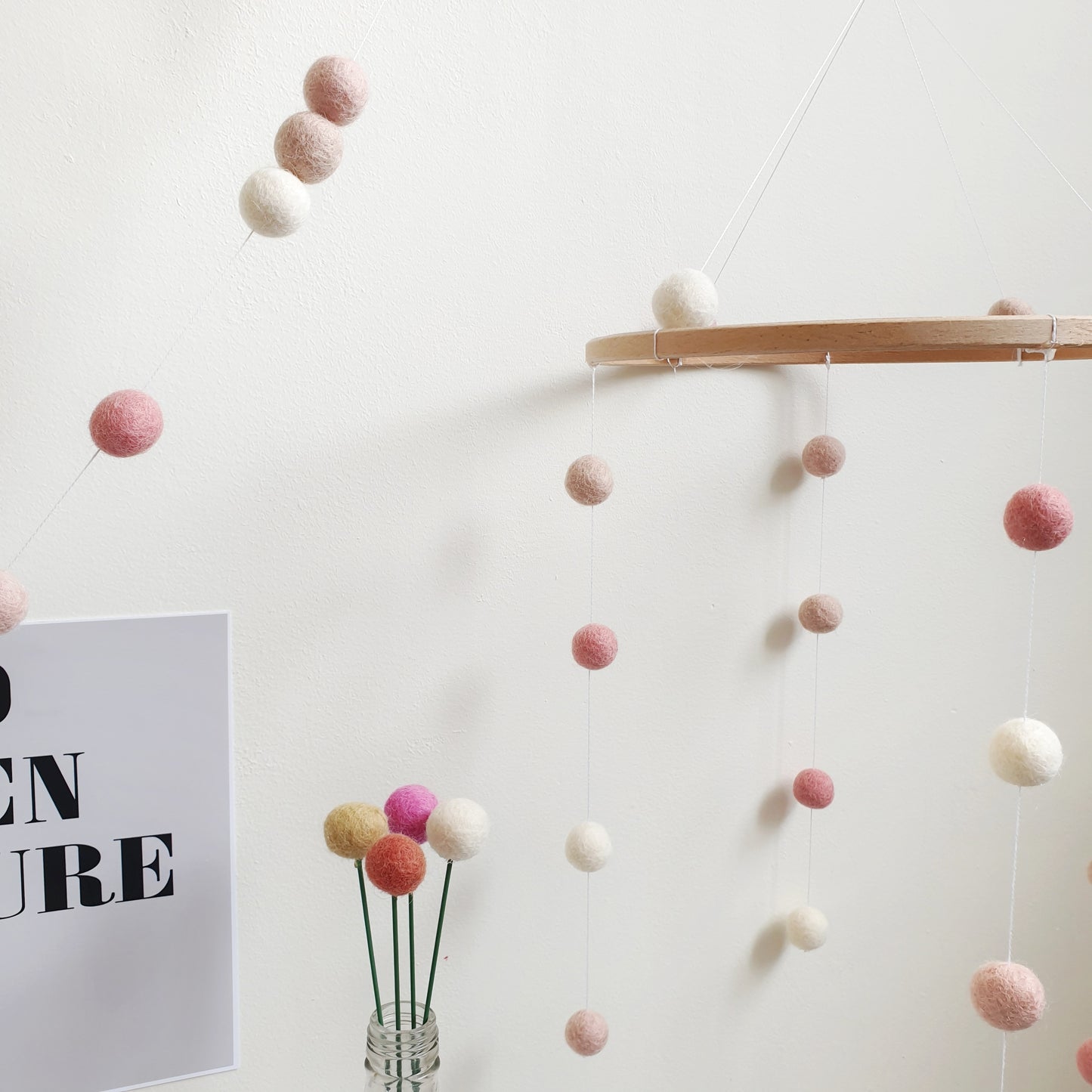 Felt Ball Mobiles