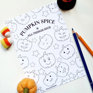 A5 Halloween Colouring Postcards - 4 pack