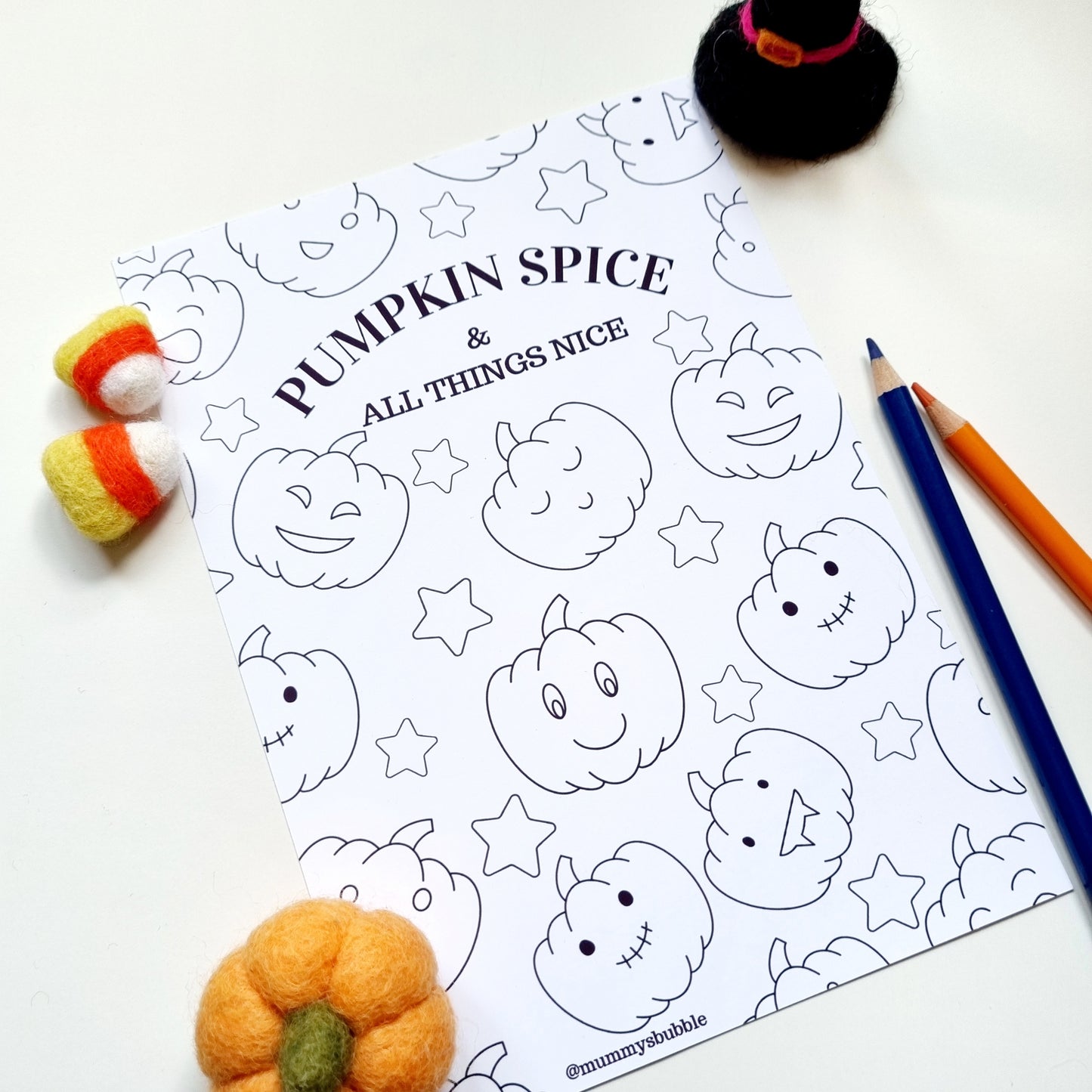 A5 Halloween Colouring Postcards - 4 pack