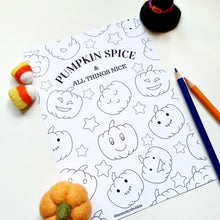 Load image into Gallery viewer, A5 Halloween Colouring Postcards - 4 pack