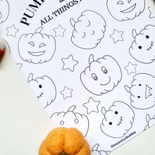 Load image into Gallery viewer, A5 Halloween Colouring Postcards - 4 pack