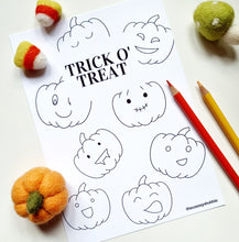 Load image into Gallery viewer, A5 Halloween Colouring Postcards - 4 pack