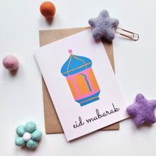 Load image into Gallery viewer, Ramadan and Eid Mubarak - A6 Pack of 8 Greeting Cards