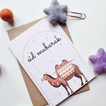 Load image into Gallery viewer, Eid Mubarak - A6 Pack of 4 Greeting Cards