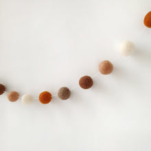 Load image into Gallery viewer, Acorn Pom Pom Garland - Felt Ball Nursery Decor