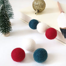 Load image into Gallery viewer, Christmas Pom Pom Paperclips - Felt Ball Stationary Bookmarks