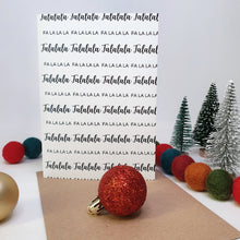 Load image into Gallery viewer, Falala - A6 Monochrome Typo Greeting Card