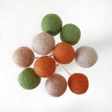 Load image into Gallery viewer, Fall Pom Pom Flowers, Felt Ball Bouquet Room Decor