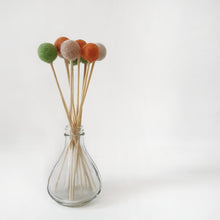 Load image into Gallery viewer, Fall Pom Pom Flowers, Felt Ball Bouquet Room Decor