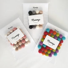 Load image into Gallery viewer, Bloom Pastel Pom Pom Garland - Felt Ball Nursery Decor