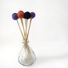 Load image into Gallery viewer, Hex Pom Pom Flowers, Felt Ball Bouquet Room Decor