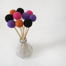 Load image into Gallery viewer, Hex Pom Pom Flowers, Felt Ball Bouquet Room Decor