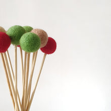 Load image into Gallery viewer, Holly Pom Pom Flowers, Felt Ball Bouquet Room Decor