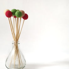 Load image into Gallery viewer, Holly Pom Pom Flowers, Felt Ball Bouquet Room Decor