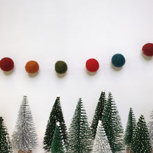 Load image into Gallery viewer, Mistletoe Pom Pom Garland - Felt Ball Nursery Decor