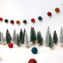 Load image into Gallery viewer, Mistletoe Pom Pom Garland - Felt Ball Nursery Decor