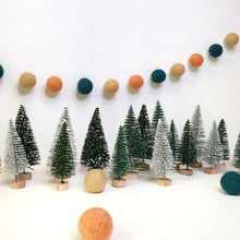 Load image into Gallery viewer, Sugarplum Pom Pom Garland - Felt Ball Nursery Decor