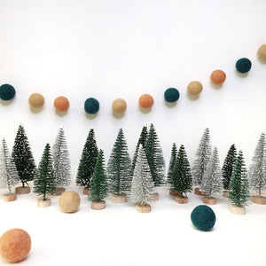 Sugarplum Pom Pom Garland - Felt Ball Nursery Decor