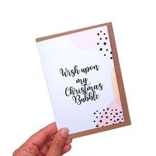 Load image into Gallery viewer, A New Year A New Adventure - A6 Monochrome Typo Water Paint Greeting Card